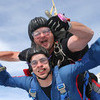 Tandem Skydiving freefall photo.